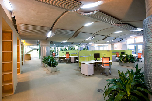 打造鲜活的办公室绿化环境